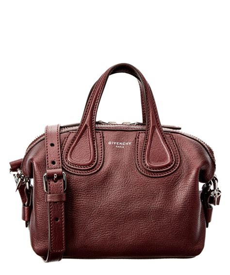 givenchy nightingale micro leather satchel bag|givenchy clutch bag price.